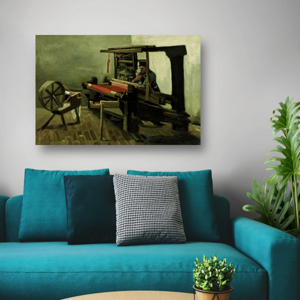 De wever - Vincent van Gogh canvas met baklijst