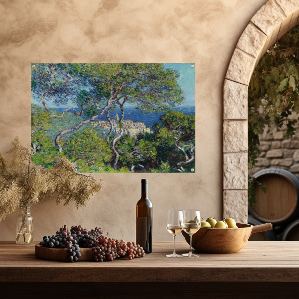 Bordighera - Claude Monet tuinposter