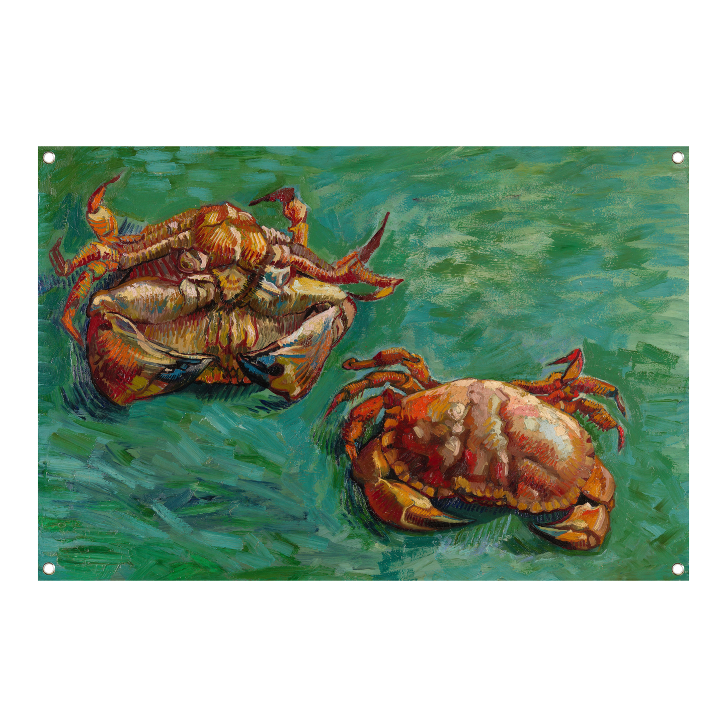 Twee krabben - Vincent van Gogh tuinposter