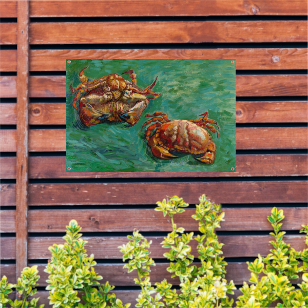 Twee krabben - Vincent van Gogh tuinposter
