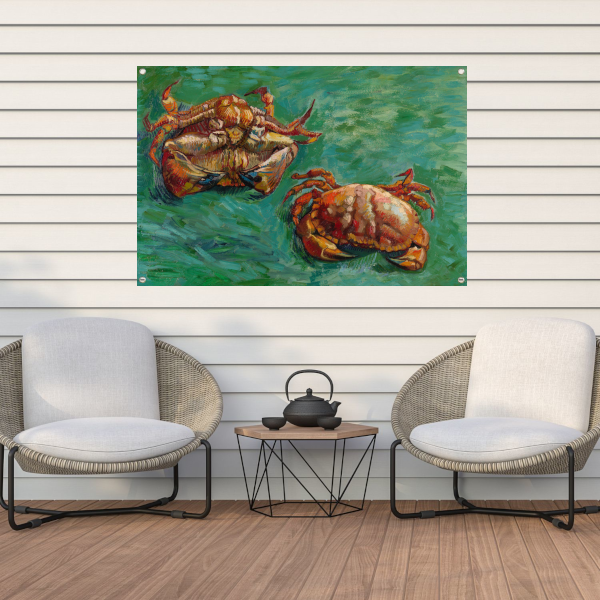 Twee krabben - Vincent van Gogh tuinposter