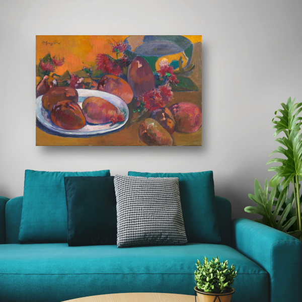 Stilleven met mangos - Paul Gauguin poster
