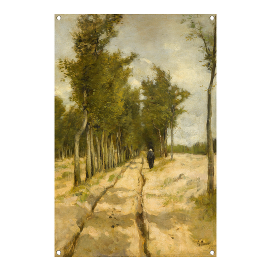 De Torenlaan te Laren - Anton Mauve tuinposter