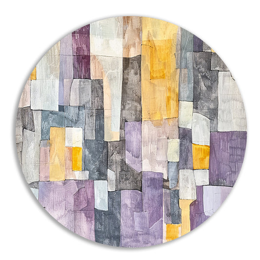 Kleurrijk modern abstract kunstontwerp forex muurcirkel