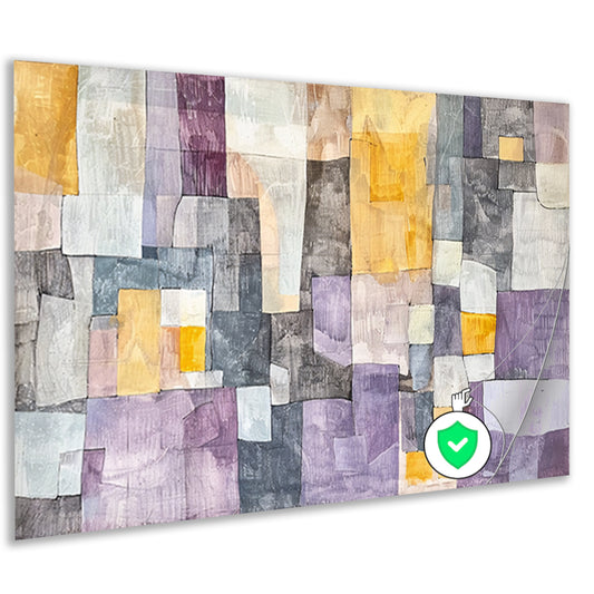 Kleurrijk modern abstract kunstontwerp poster