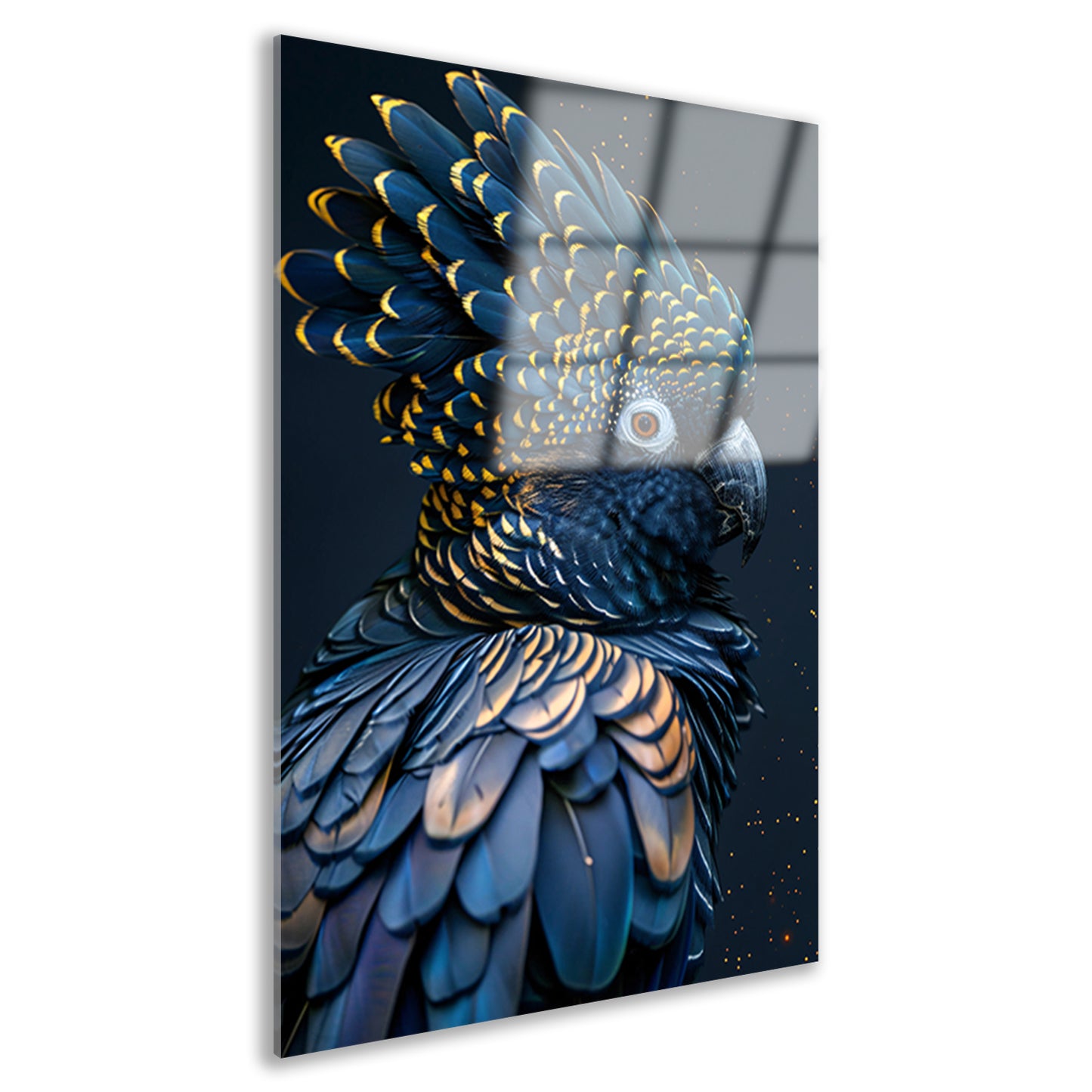 Exotische Papegaai met Levendige Kleuraccenten acrylglas