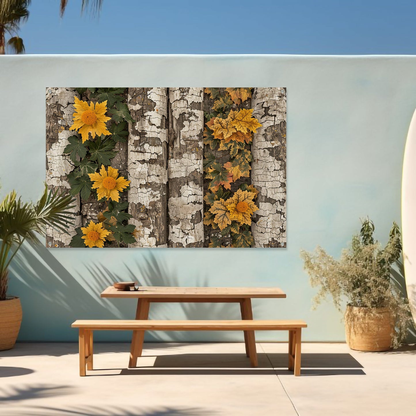 Zonnebloemen van Van Gogh tuinposter