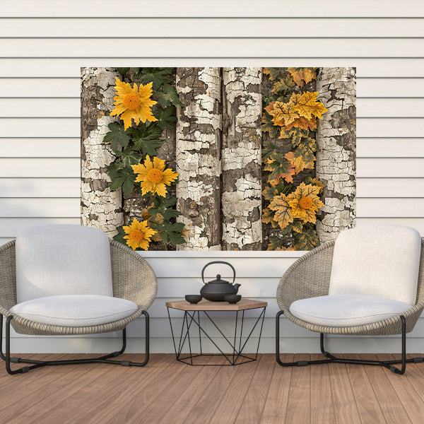 Zonnebloemen van Van Gogh tuinposter