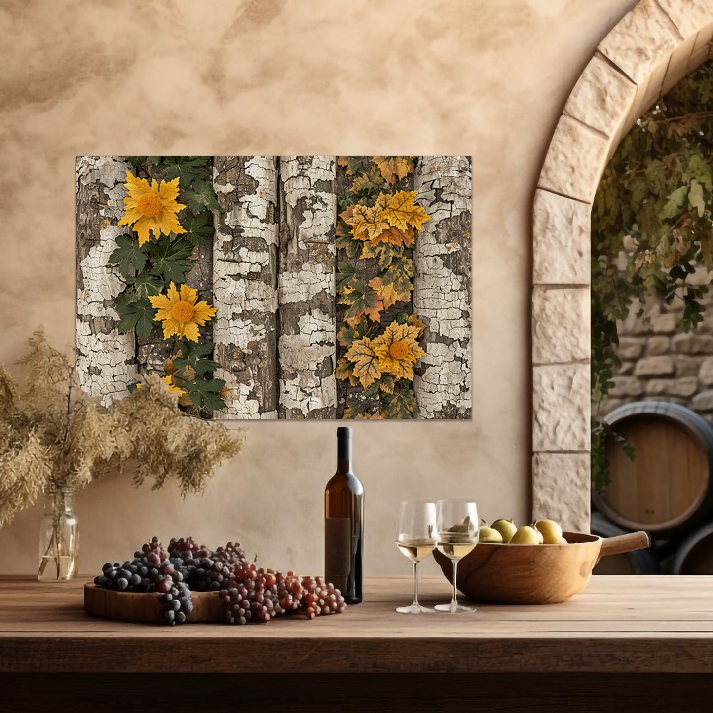 Zonnebloemen van Van Gogh tuinposter