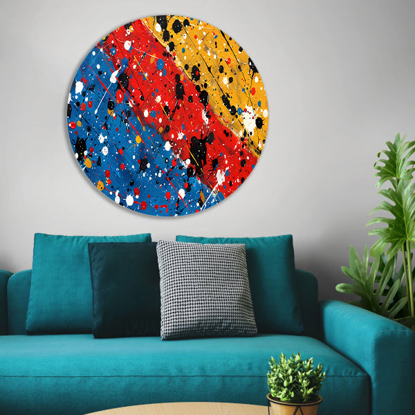 Abstract blokken compositie forex muurcirkel