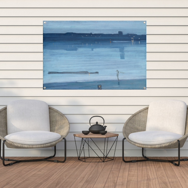 Blauw en zilver - Chelsea - James Abbott McNeill Whistler tuinposter