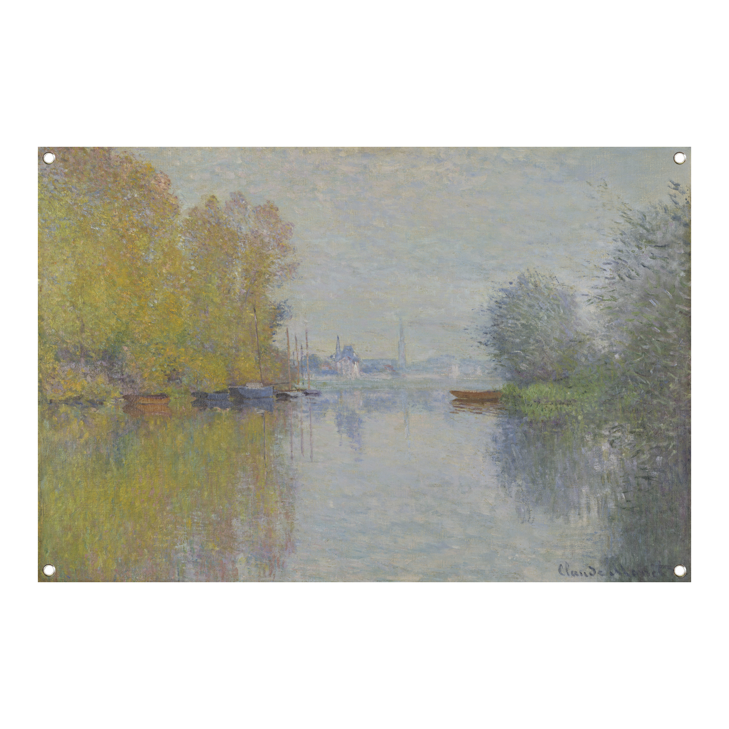 Herfst aan de Seine, Argenteuil - Claude Monet tuinposter
