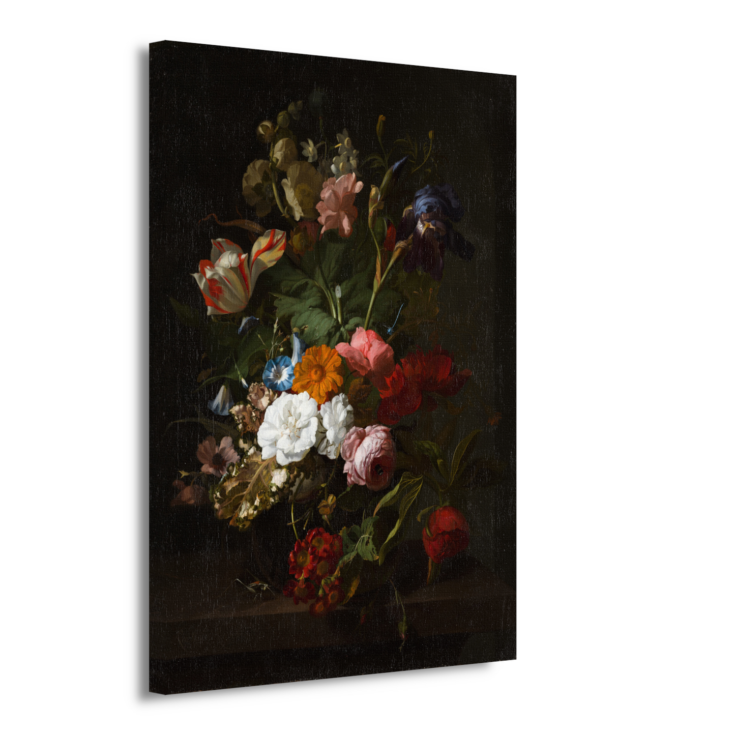 Vaas met bloemen - Rachel Ruysch canvas