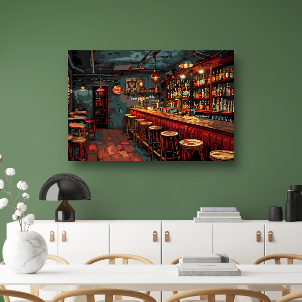 Minimalistische Stilleven met Flessen poster