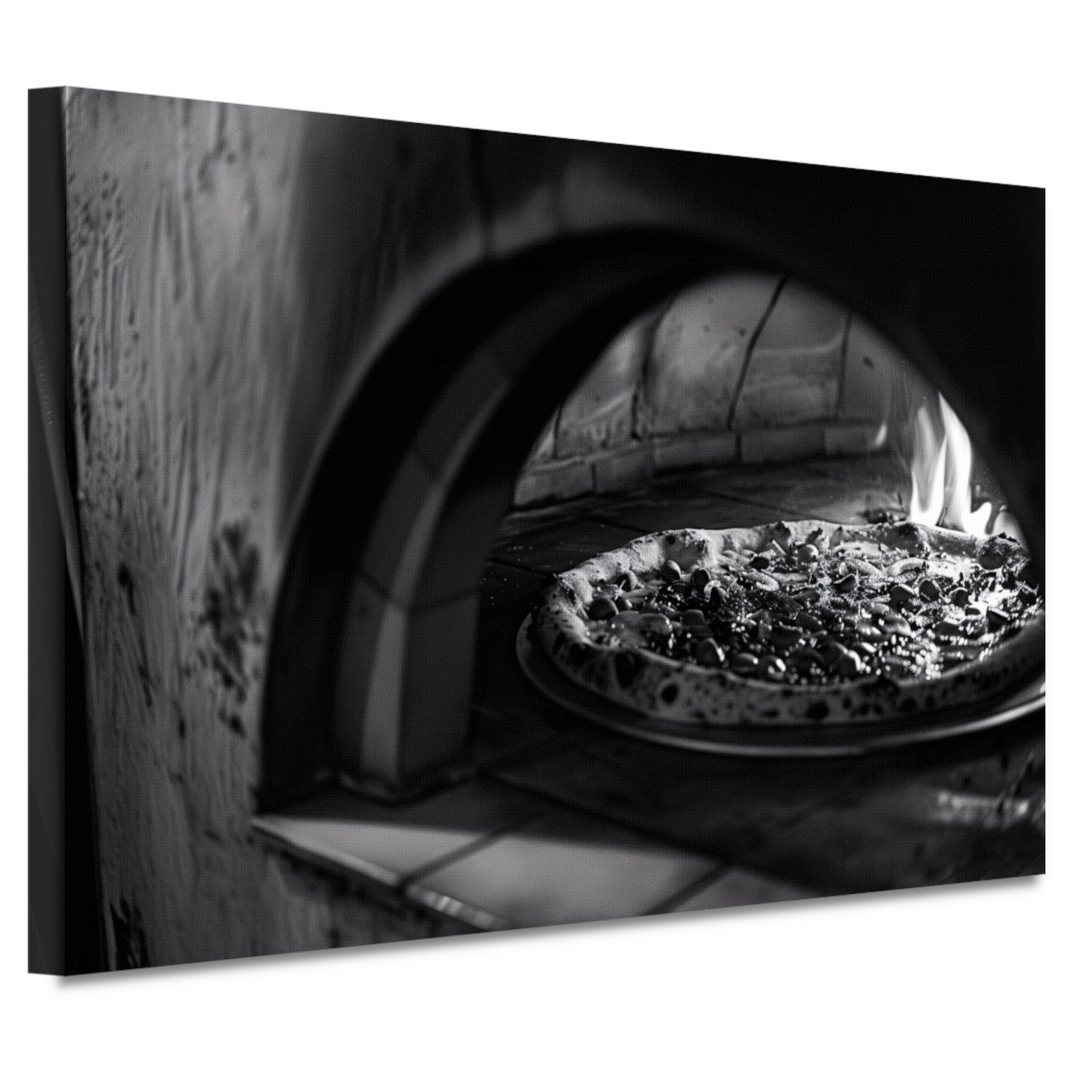 Tijd voor pizza canvas
