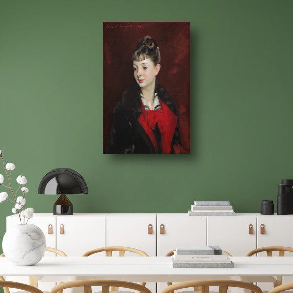 Portret van mevrouw Suzanne Poirson - John Singer Sargent Acrylglas