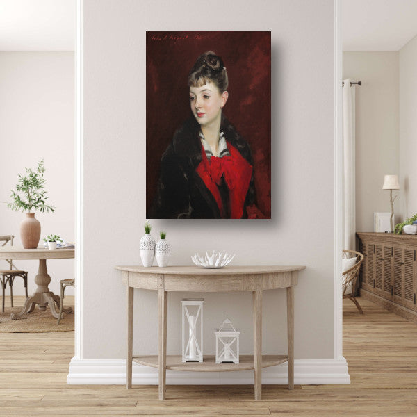 Portret van mevrouw Suzanne Poirson - John Singer Sargent Acrylglas