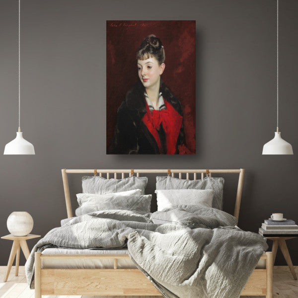 Portret van mevrouw Suzanne Poirson - John Singer Sargent Acrylglas