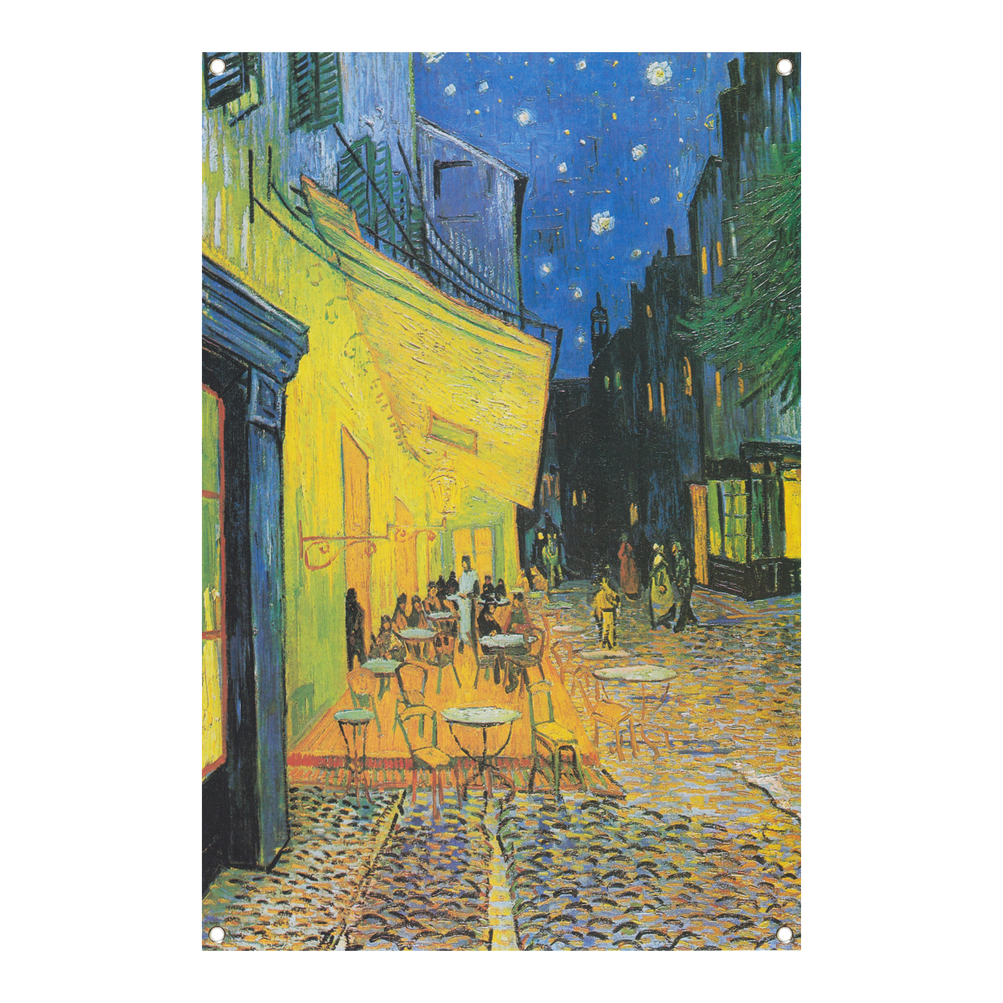 Caféterras bij nacht - Vincent van Gogh tuinposter