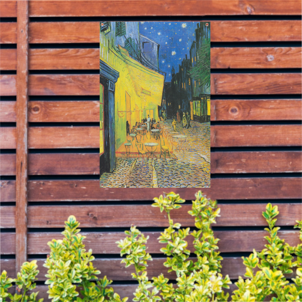Caféterras bij nacht - Vincent van Gogh tuinposter