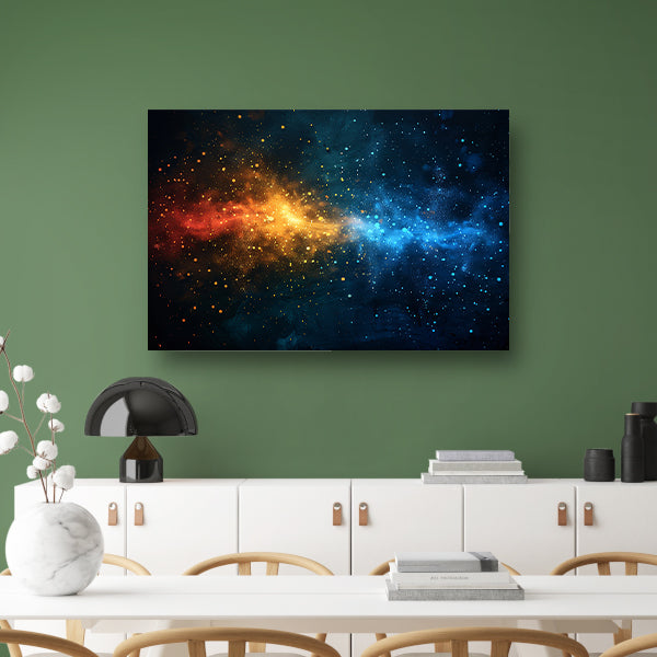 Vergezichten van de Melkweg canvas