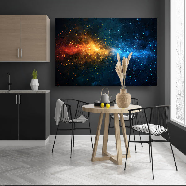 Vergezichten van de Melkweg canvas