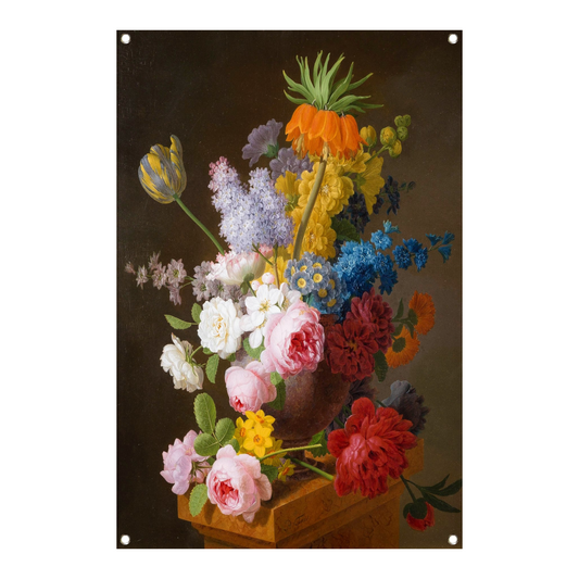 Weelderig bloemstilleven - Pieter Faes tuinposter