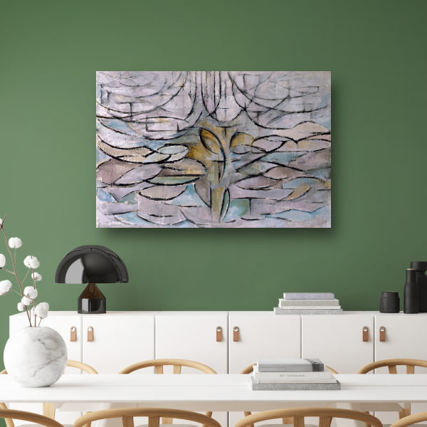 Appelboom in bloei - Piet Mondriaan poster