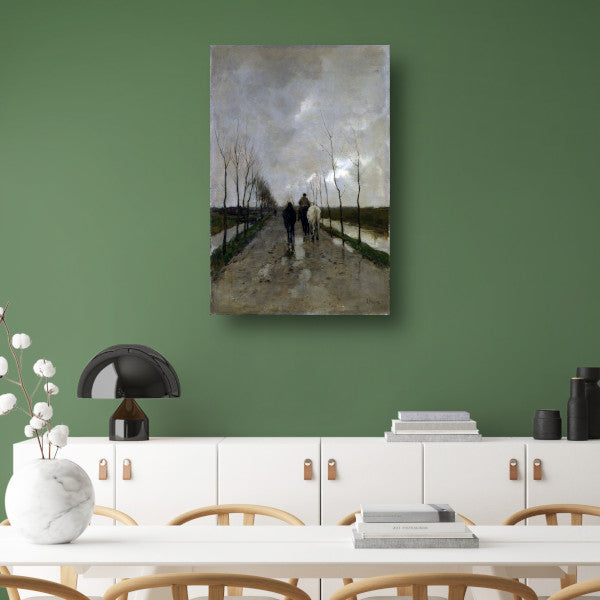 Langs de waterkant - Anton Mauve poster