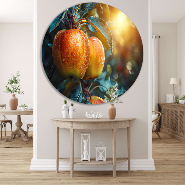 Stilleven met appels van Van Gogh forex muurcirkel