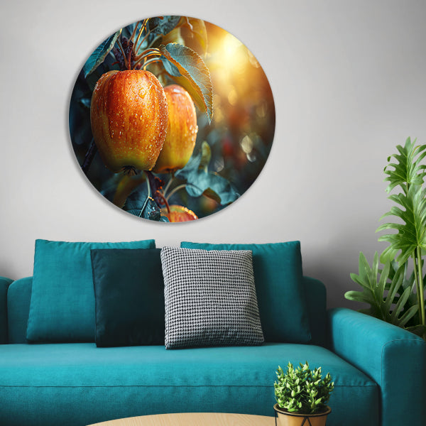 Stilleven met appels van Van Gogh forex muurcirkel