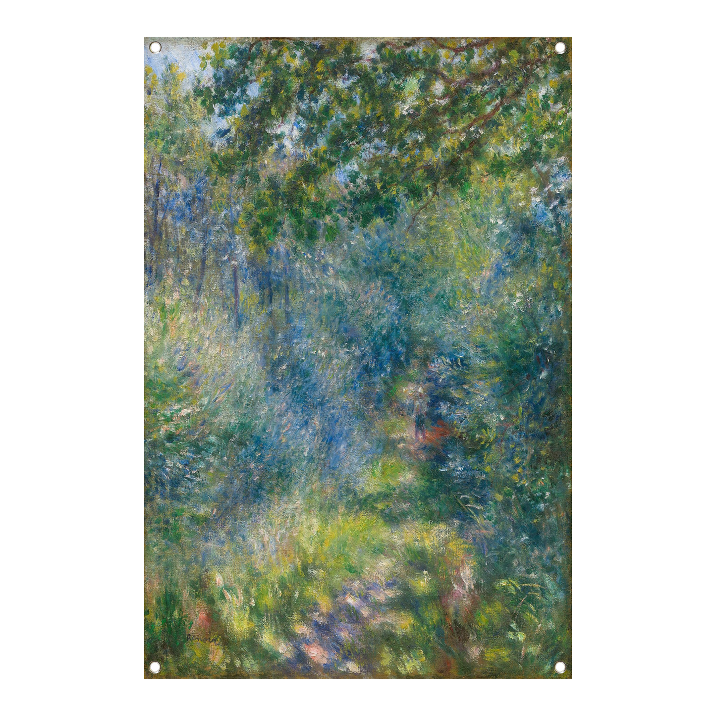 Pad in het bos - Pierre-Auguste Renoir tuinposter