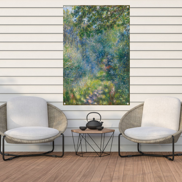 Pad in het bos - Pierre-Auguste Renoir tuinposter