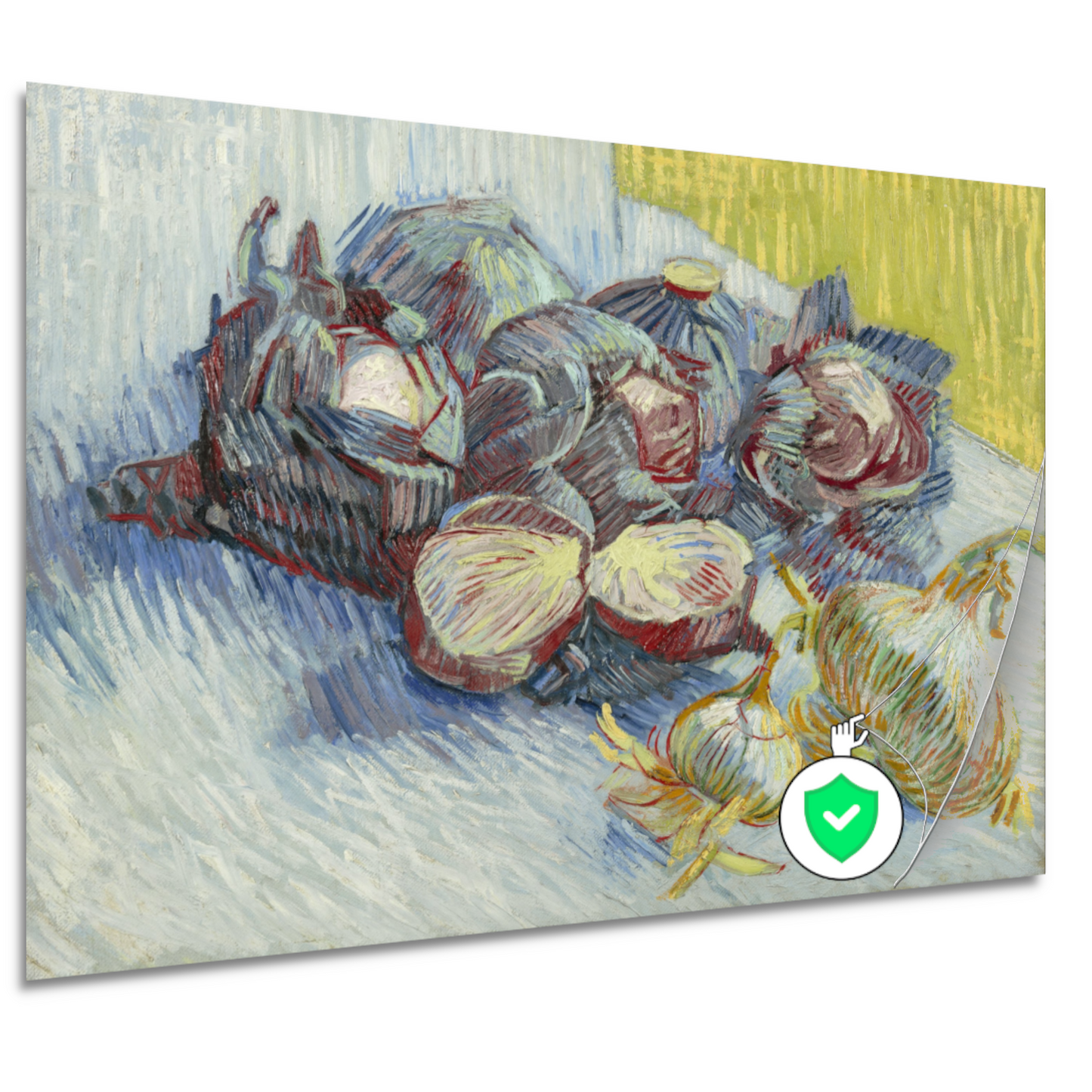 Rode kool en uien - Vincent van Gogh poster