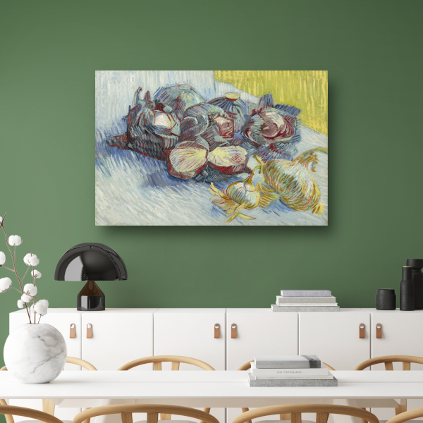 Rode kool en uien - Vincent van Gogh poster