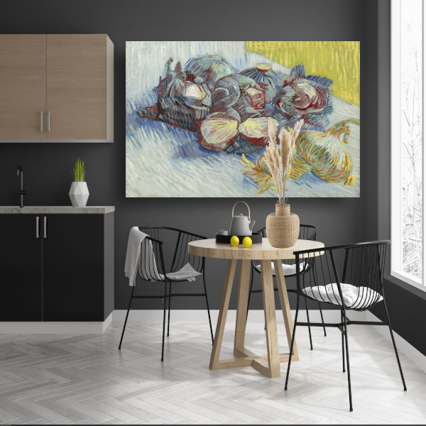Rode kool en uien - Vincent van Gogh poster