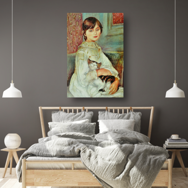 Julie Manet with Cat - Pierre-Auguste Renoir Acrylglas