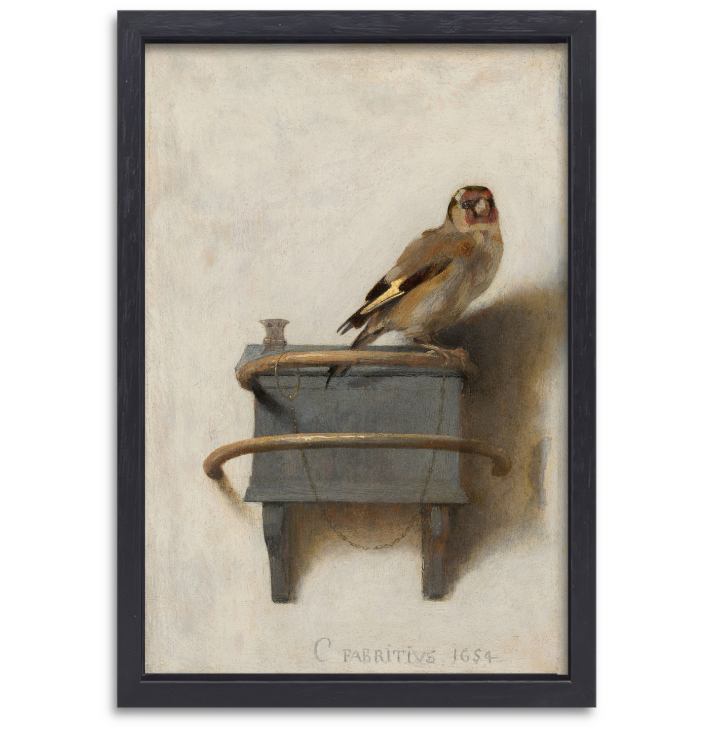 Het Puttertje - Carel Fabritius canvas met baklijst