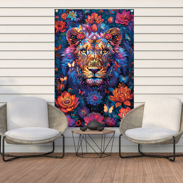 Zonnebloemen à la Van Gogh tuinposter