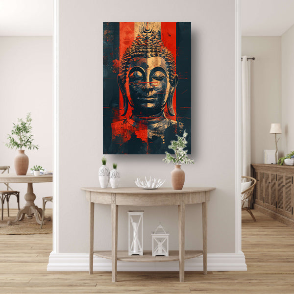 Modern Digitale Boeddha Kunst poster