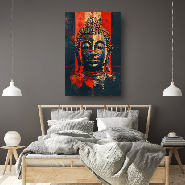 Modern Digitale Boeddha Kunst poster