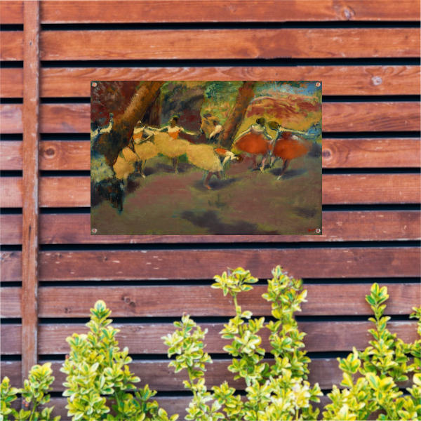 Vóór de voorstelling - Edgar Degas tuinposter