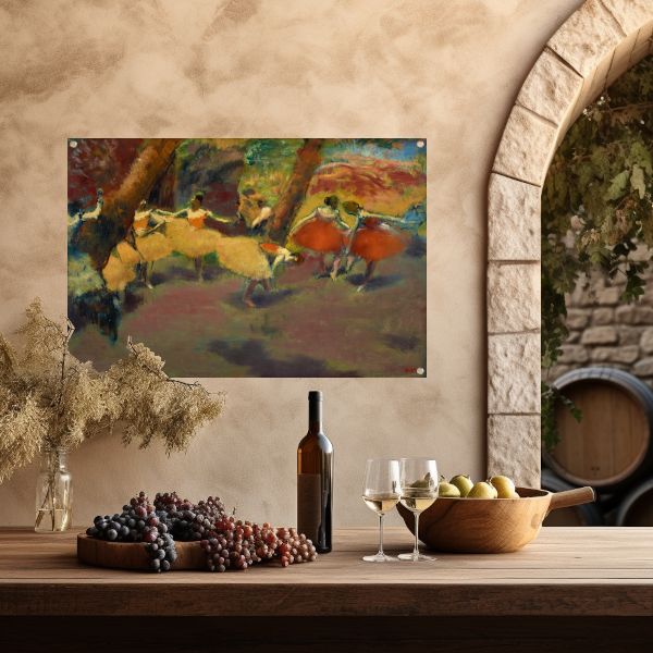 Vóór de voorstelling - Edgar Degas tuinposter