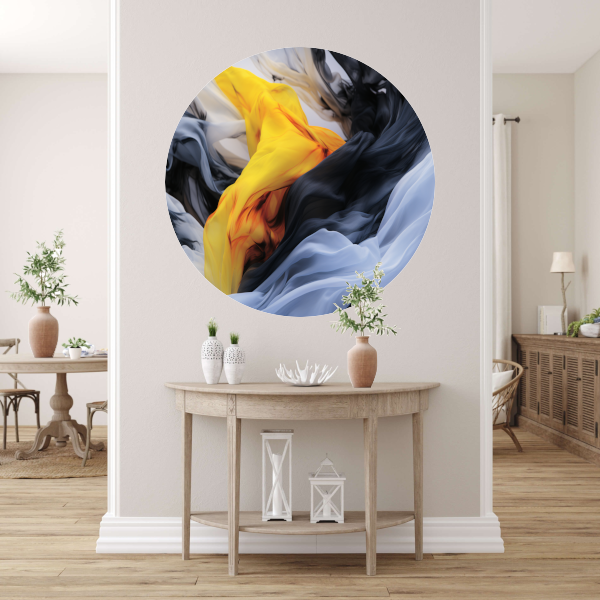 Wervelwind van Kleur en Emotie forex muurcirkel