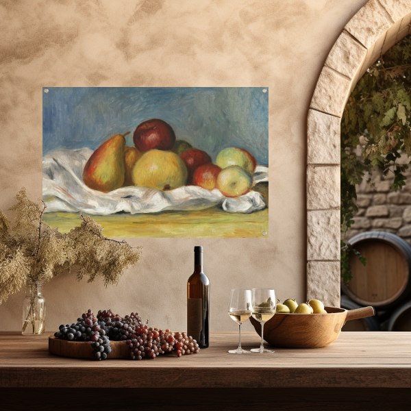 Peren en Appelen - Pierre-Auguste Renoir tuinposter