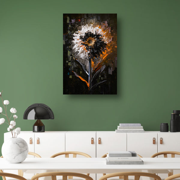 Expressieve Bloem in Abstracte Stijl acrylglas
