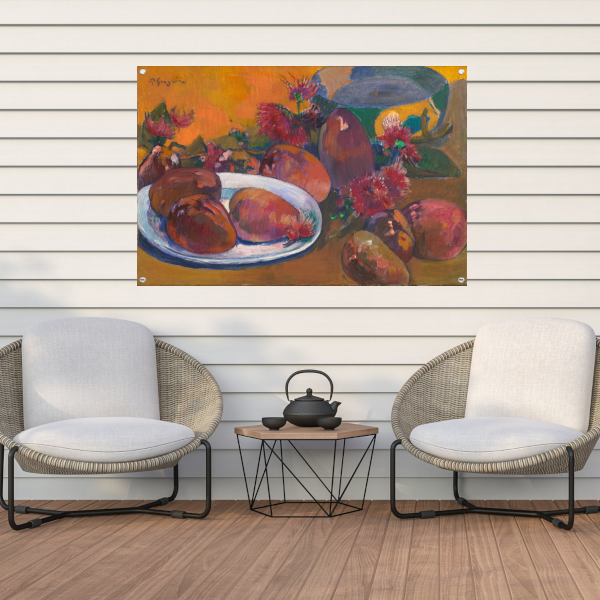 Stilleven met mangos - Paul Gauguin tuinposter