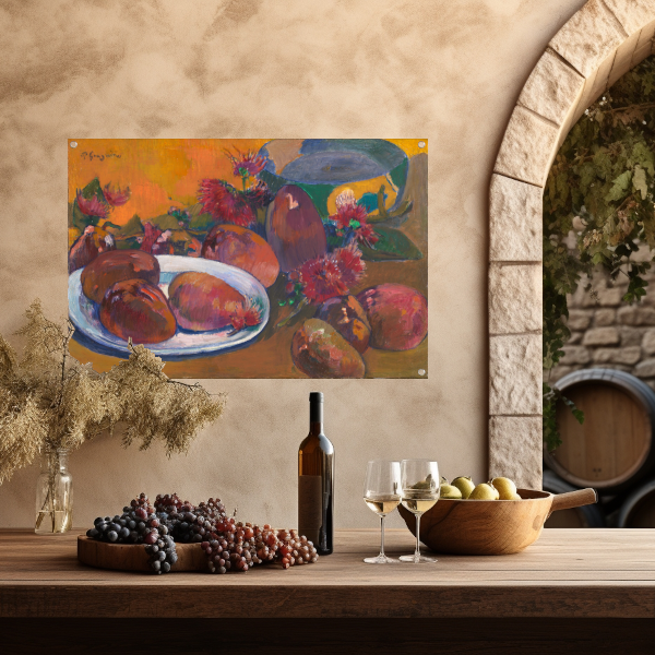 Stilleven met mangos - Paul Gauguin tuinposter