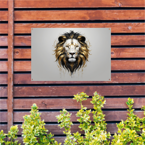 De Leeuw, Koninklijk en Goud tuinposter