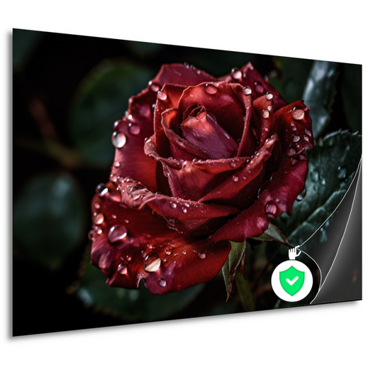 Rozen in ochtendgloren poster